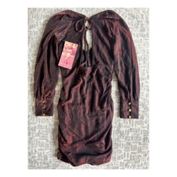 CHRISTMAS BACKLESS DRESS - Picture 2 of 2